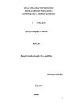 Referāts 'Kopējā lauksaimniecības politika', 1.