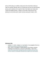 Paraugs 'Ātrā mode un ilgstspēja angļu valodā plānojums darbam', 3.