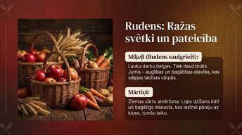Prezentācija 'Latviešu gadskārtas un tradīcijas', 8.