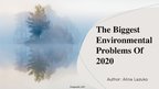 Prezentācija 'Environmental Problems in 2020', 1.