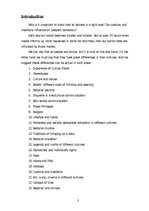 Referāts 'Cultural Shock. The Difference Between Cultures, Traditions and Customs in Diffe', 3.