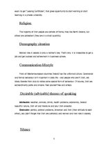 Referāts 'Cultural Shock. The Difference Between Cultures, Traditions and Customs in Diffe', 8.