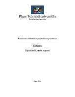 Referāts 'Ugunsdroši jumta segumi', 1.