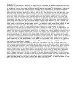 Eseja 'Keeping Fit?', 1.