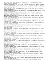 Eseja 'George Washington, from Birth to Death', 1.