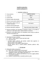 Paraugs 'Vadītāja palīgs - amata apraksts', 1.