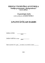 Prakses atskaite 'Komerctiesības', 1.