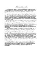 Eseja 'Māksla manā vasarā', 1.