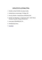 Referāts 'Standartizācija pasaulē un tās loma Latvijā', 11.