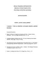 Konspekts 'Valsts un sabiedrības savstarpējās attiecības', 1.