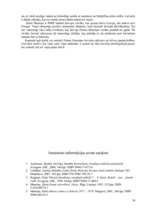 Referāts '"Baltās drānas" – latviešu pasaules uzskats Zentas Mauriņas dzīvē un daiļradē', 28.