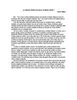 Eseja '"Ir milzums cilvēku, bet seju ir vēl daudz vairāk" (R.M.Rikle) ', 1.