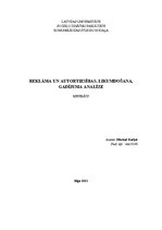 Referāts 'Reklāma un autortiesības. Likumdošana, gadījuma analīze', 1.