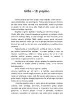 Konspekts 'Griba un tās piepūle', 1.