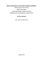 Prakses atskaite 'Aktīvā prakse integrētajā mācībā', 1.