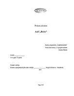 Prakses atskaite 'Prakses atskaite AS "Balta"', 1.