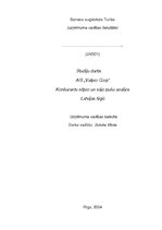 Referāts 'AS "Valpro Corp" konkurentu stipro un vājo pušu analīze Latvijas tirgū', 1.