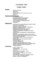 Paraugs 'Curriculum Vitae (norvēģu valodā)', 1.