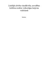 Referāts 'Lietišķā cilvēka vizuālā tēla, uzvedības kultūras nozīme veiksmīgas karjeras vei', 1.