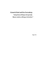 Referāts 'Adaptēšanās Eiropas integrācijā.Mazās valstis un Eiropas Savienība', 1.