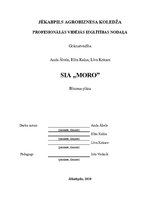 Biznesa plāns 'Biznesa plāns', 1.