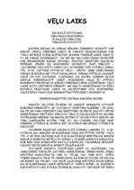 Konspekts 'Veļu laiks', 1.