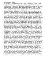 Eseja 'An Occupation of Interest', 1.