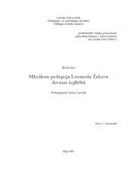 Referāts 'Mūsdienu pedagoga Leonarda Žukova devums izglītībā', 1.