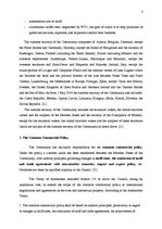 Konspekts 'Customs Union, Commercial Policy', 3.