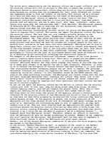 Eseja 'The importance the majority culture place on the values of the minority culture ', 3.