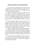 Eseja 'Korupcijas problēmas Latvijas Republikā', 1.