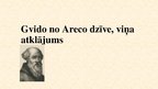 Prezentācija 'Gvido no Areco', 1.