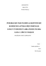 Referāts 'Publikāciju par Stambulas konvenciju rāmējums Latvijas ziņu portālos lsm.lv un d', 1.