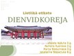 Prezentācija 'Lietišķā etiķete Dienvidkorejā', 1.