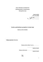 Diplomdarbs 'Dzīvības apdrošināšanas perspektīvas Latvijas tirgū', 1.