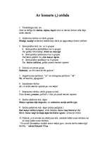 Konspekts 'Ar komatu atdala', 1.