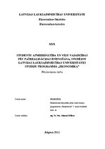 Referāts 'Studentu apmierinātība un vajadzības pēc pašrealizācijas īstenošanas, studējot L', 50.