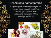 Prezentācija 'Biznesa plāna prezentācija ziedu veikalam', 4.