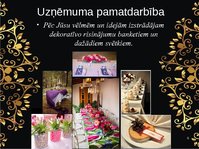 Prezentācija 'Biznesa plāna prezentācija ziedu veikalam', 6.