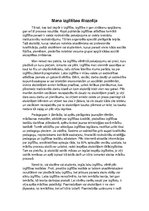 Eseja 'Mana izglītības filosofija', 1.