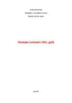 Referāts 'Pinatubo vulkāna izvirdums 1991. gadā', 1.