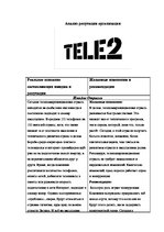Konspekts 'Анализ репутации организации "Теле2"', 1.