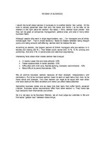 Eseja 'Woman in Business', 1.