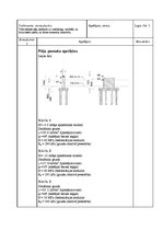 Paraugs 'Tilta pamata pāļu aprēķins uz vienlaicīgu vertikālo un horizontālo spēku un liec', 2.