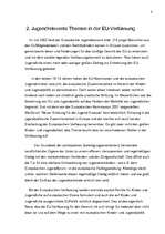 Referāts 'Jugendrelevente Themen in der EU', 14.