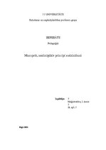 Referāts 'Manuprāt nozīmīgākie principi audzināšanā', 1.