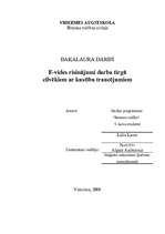 Diplomdarbs 'E-vides risinājumi darba tirgū cilvēkiem ar kustību traucējumiem', 1.