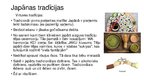 Prezentācija 'Japānas tradīcijas', 1.