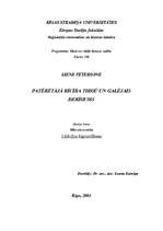 Konspekts 'Patērētāja rīcība tirgū un galējais derīgums', 1.