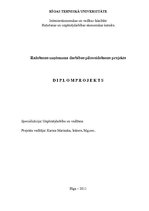 Diplomdarbs 'Ražošanas uzņēmuma darbības pilnveidošanas projekts', 1.